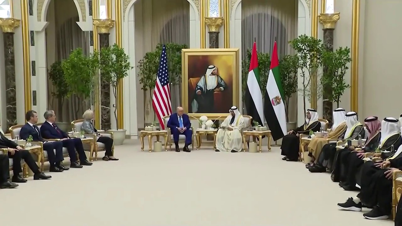 Trump meets with United Arab Emirates president_1080p