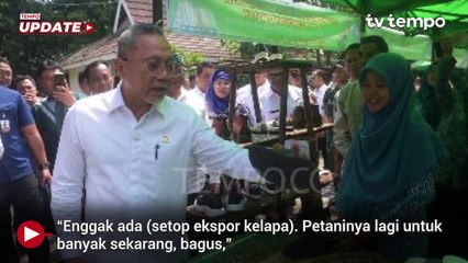 Zulhas Pastikan Tak Akan Setop Ekspor Kelapa: Petani Lagi Untung Banyak