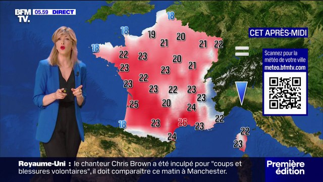 Quelques orages dans le Sud-Est mais du soleil sur le reste de la France, avec des températures comprises entre 18°C et 26°C... La météo de ce vendredi 16 mai