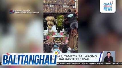 Mga gulay at prutas, tampok sa larong pabitin sa Araña't Baluarte Festival | Balitanghali