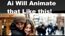 If you give the photo with your wife or girl friend THE Ai will make an animated video like that for you.
