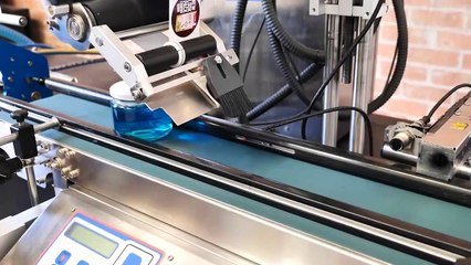 ELF-20 - Auto Top Wipe-On Bench Labeller Pack Leader - Packserv Australia (720p, h264, youtube)