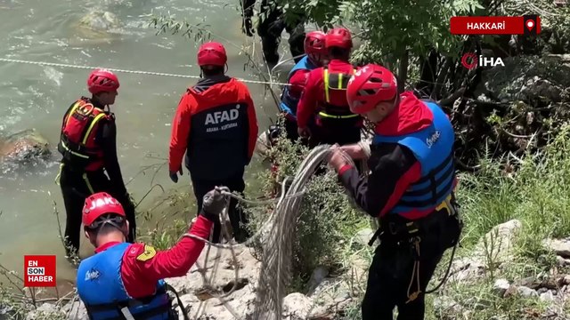 Hakkari'de derede kaybolan 16 yaşındaki Kom'u arama çalışmaları sürüyor
