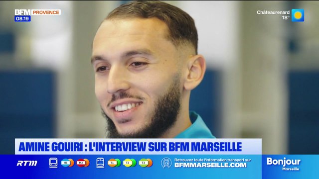 Blessures, Lyon, arrivée à l'OM… Amine Gouri revient sur son parcours pour BFM Marseille Provence