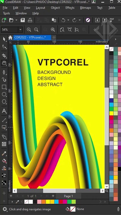 CDR drawing of abstract liquid graphics, 3d graphics, abstract graphics, liquid graphics #vtpcorel