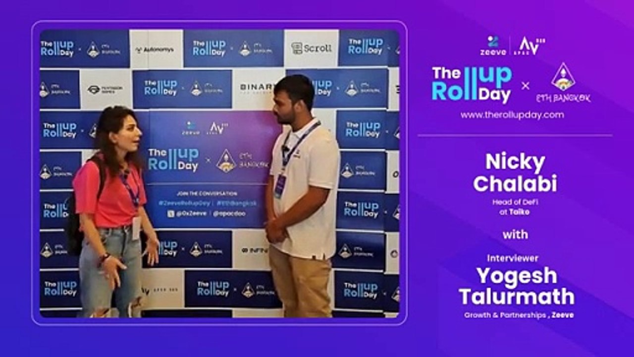 Nicky Chalabi of Taiko Talk DeFi, Provers, Proposers, etc.