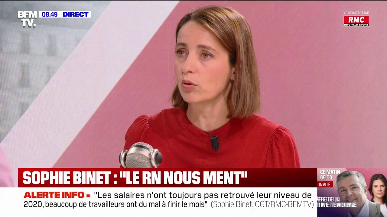 Sophie Binet (CGT): "Quand on ferme une usine ou un service public, on fait élire l'extrême droite, et c'est ça que fait Emmanuel Macron"