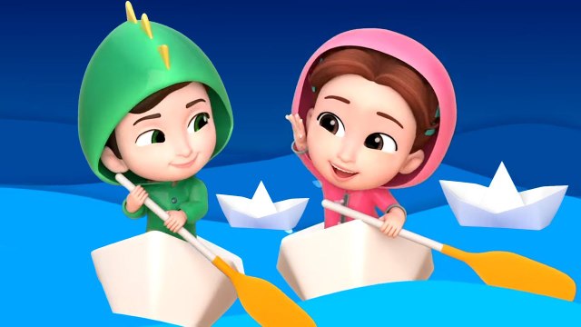 Row Row Row Your Boat 🚤 | Fun Kids Song by Zebra Nursery Rhymes | Cartoons for Children