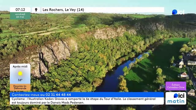 16/05/2025 - ici matin parici Normandie (Calvados - Orne) en vidéo