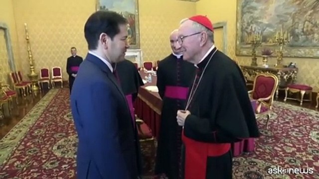 Il card. Pietro Parolin riceve il segretario di Stato USA Marco Rubio