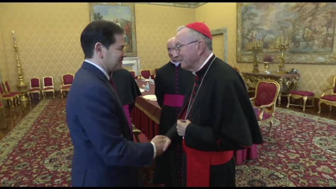 Il card. Pietro Parolin riceve il segretario di Stato USA Marco Rubio
