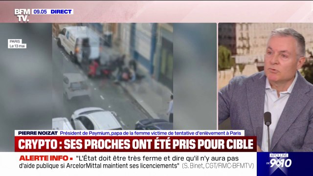 Je pense qu'on est en plein dedans : Pierre Noizat, président d'une plateforme de cryptomonnaie, estime que la France se mexicanise après la tentative d'enlèvement de sa fille à Paris