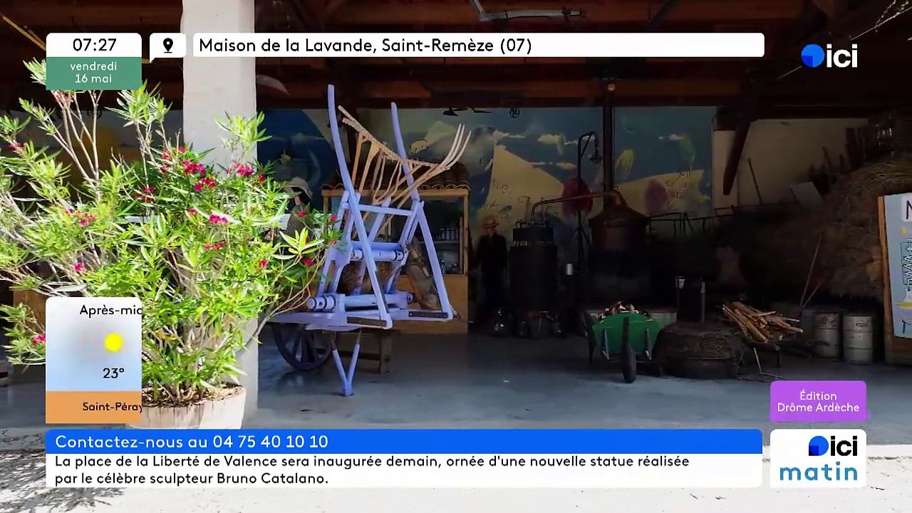 16/05/2025 - ici matin par ici Drôme Ardèche en vidéo