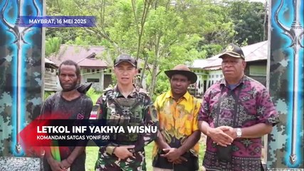 Satu Pemimpin OPM Cium Bendera Merah Putih dan Menyatakan Kembali ke NKRI
