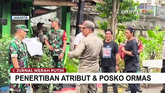 Cegah Premanisme, Polisi & TNI Tertibkan Posko Ormas di Jatinegara Jakarta