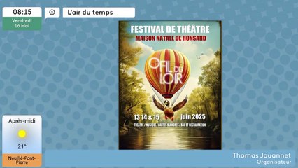 L'air du temps - O Fil du Loir : 13, 14 et 15 juin, à Couture sur Loire