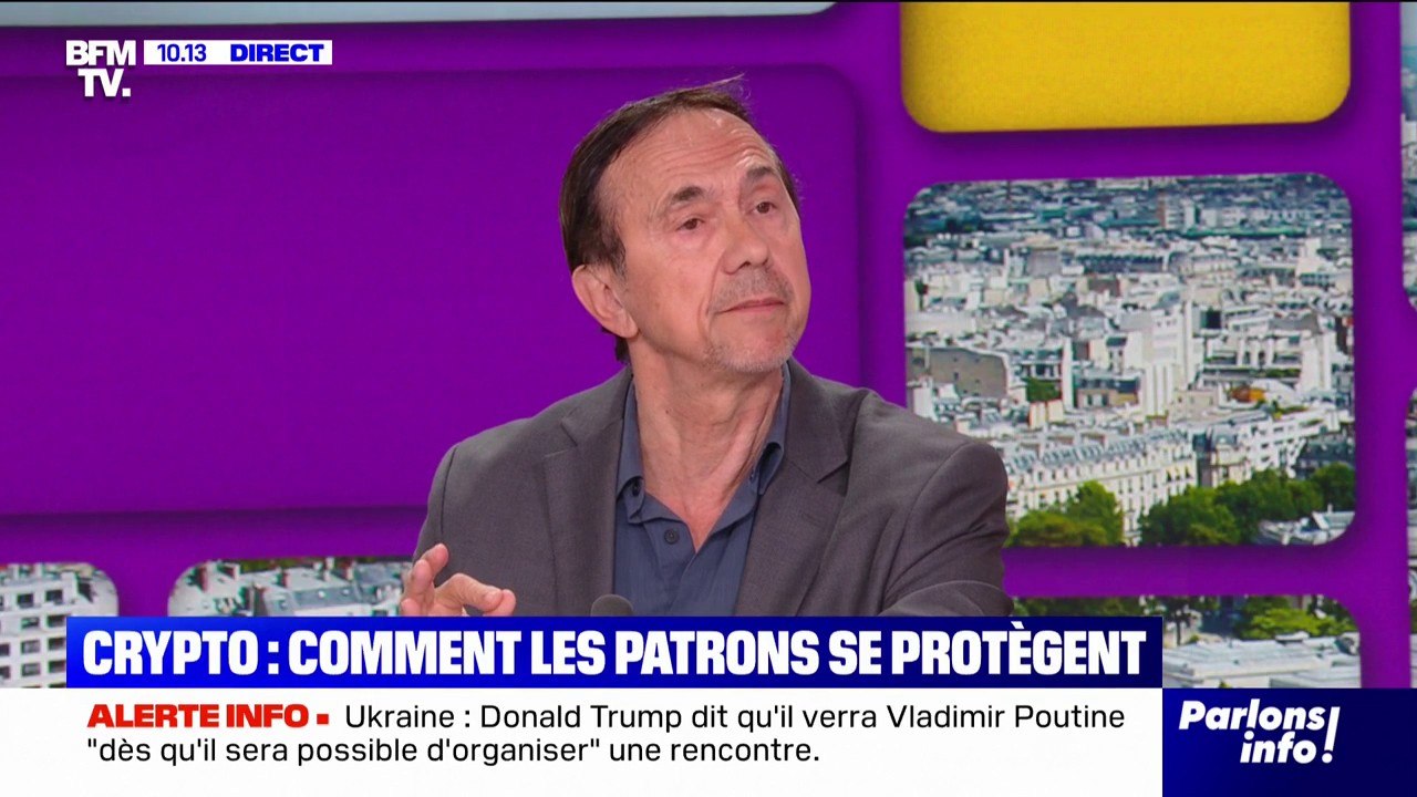 Sécurité des entrepreneurs en cryptomonnaie: "Quand il y a des gens qui ont un certain niveau de fortune, il faut prendre des dispositifs de protection rapprochée pour sa famille", estime Pascal Bitot-Panelli (expert en sécurité)