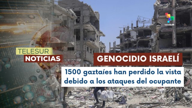 Gazatíes han perdido la visión a causa del conflicto armado