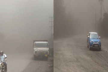 हवा के साथ घरों में पहुंच रहा उद्योगों की काली राख