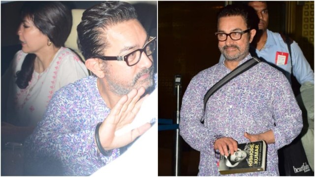 Aamir Khan's partner Gauri Spratt welcomes him at airport. Watch