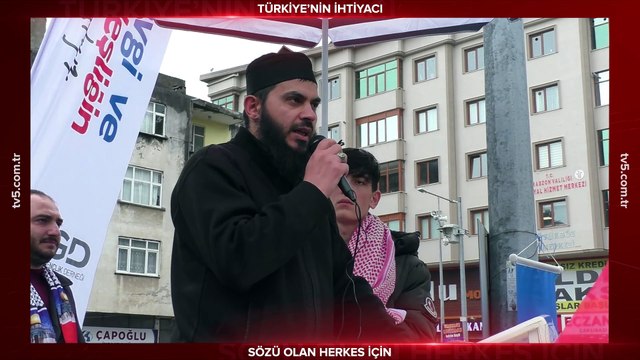 Trabzon Of’ta Gazze için vicdan çağrısı