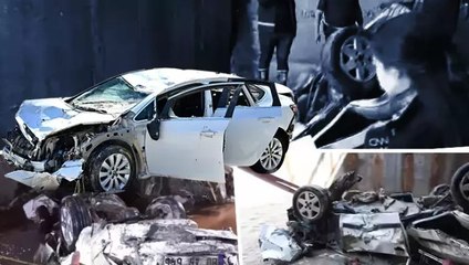 Osmaniye'de sağanak yağış sele neden oldu, araçlar hurdaya döndü