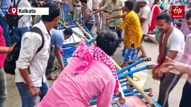 Agitating Teachers Break Police barricade, RAF Deployed At Bengal State Education HQ As Protests Intensify