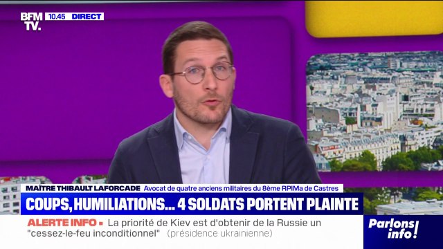 Dans les 25 témoignages reçus, la très grande majorité est dans une détresse psychologique , confie Me Thibault Laforcade (avocat de quatre anciens militaires qui portent plainte)
