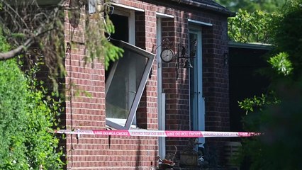 Bungalow fire at Shakeford, near Market Drayton, on the A41