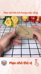 Mẹo vặt hữu ích trong cuộc sống