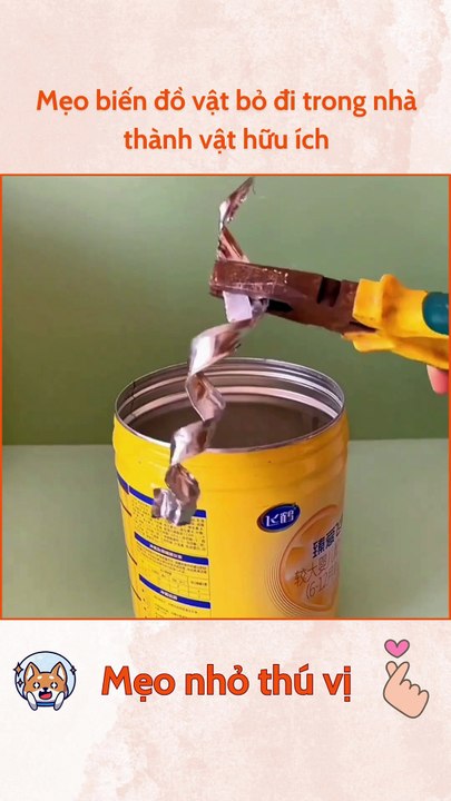 Mẹo biến đồ vật bỏ đi trong nhà thành vật hữu ích