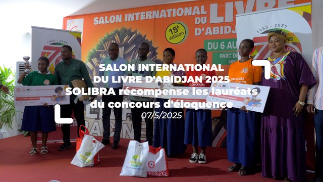 Salon International du Livre d'Abidjan 2025 : Célébration de l'Éloquence par SOLIBRA