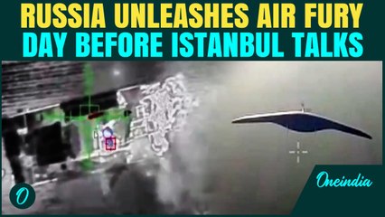 Russia’s MASSIVE Drone Blitz ROCKS Ukraine Before Istanbul Meet | Kyiv Releases INTENSE Combat Video