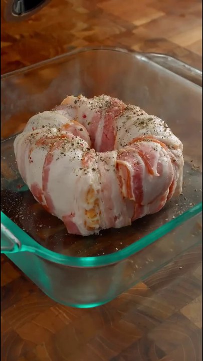 deep fried bacon wrapped cheese