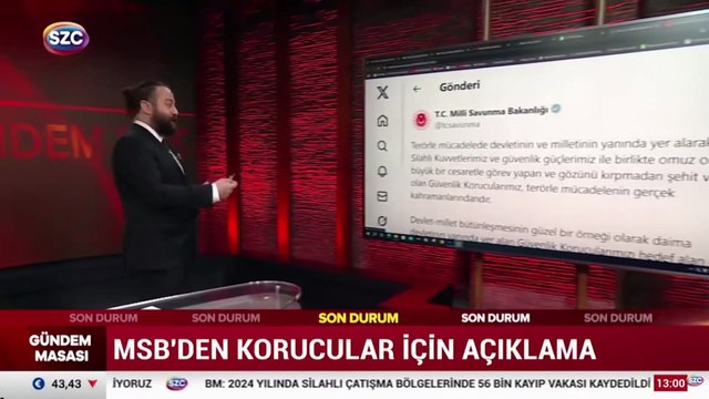 MSB'den Bakırhan'ın korucular açıklamasına yanıt