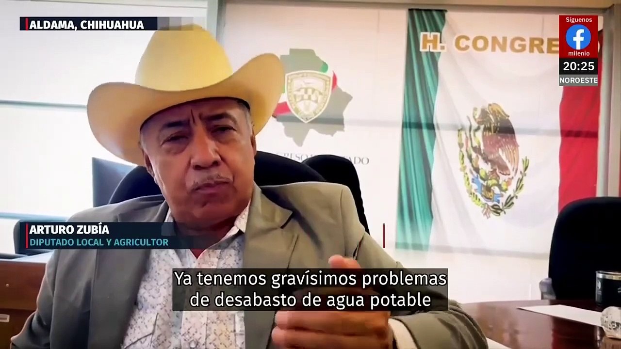 Sequía en presa 'El Granero' pone en jaque a pescadores y ganaderos de Chihuahua