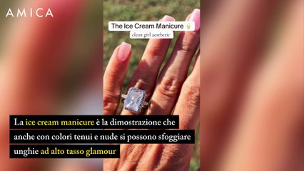 Golosa e sempre più trendy: ecco la ice cream manicure