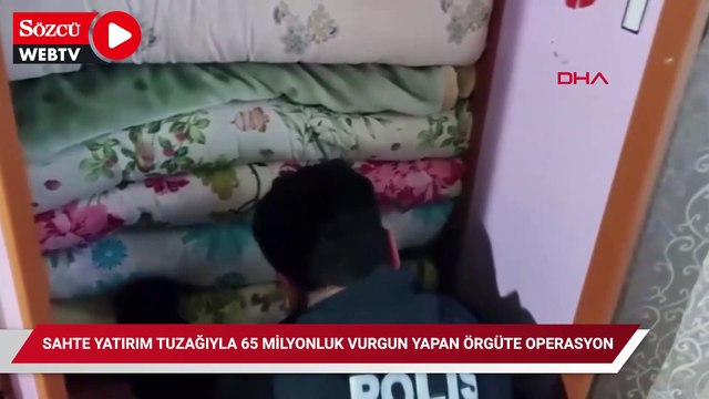 Sosyal medyada sahte yatırım tuzağıyla 65 milyonluk vurgun yapan örgüte operasyon