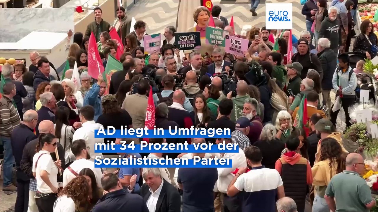 Wahlkampfendspurt vor Parlamentswahl am Sonntag in Portugal
