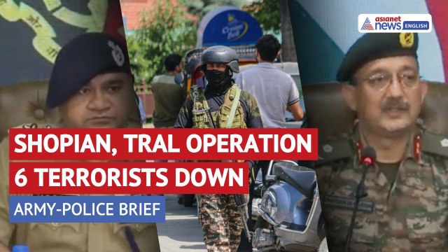 Shopian, Tral Operation | Indian Army & Police Joint Briefing | Six Terrorists Eliminated in J&K