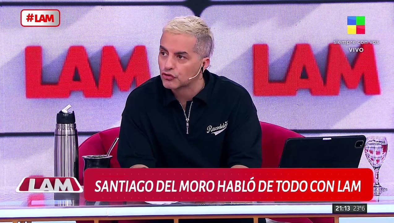 Santiago del Moro habló del polémico regreso de Catalina Gorostidi a Gran Hermano