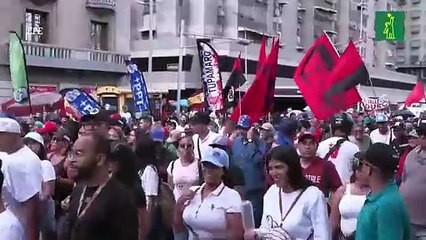 Venezolanos marchan en Caracas por niña repatriada y migrantes detenidos en El Salvador