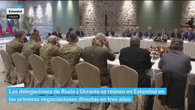 Rusia y Ucrania inician en Estambul sus primeras conversaciones de paz en tres años