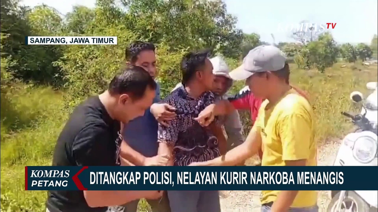 Nangis! Kurir Narkoba Dibekuk Polisi di Sampang, Ngaku Bawa 2 Klip Sabu