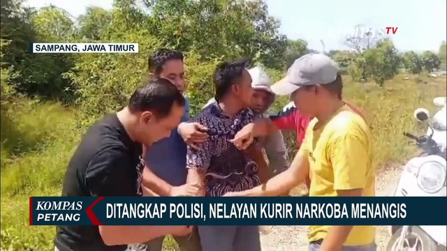 Nangis! Kurir Narkoba Dibekuk Polisi di Sampang, Ngaku Bawa 2 Klip Sabu