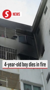 Fire claims life of four-year-old boy in Melaka