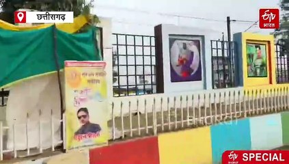 कोरबा में निगम की स्वच्छता थीम कर रही लोगों को आकर्षित, नागराज और सुपर कमांडो ध्रुव की दिला रही याद