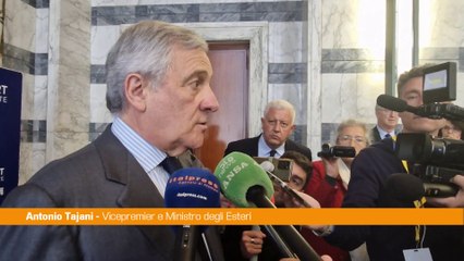 Tajani "L'Italia è impegnata per favorire la pace a Gaza"