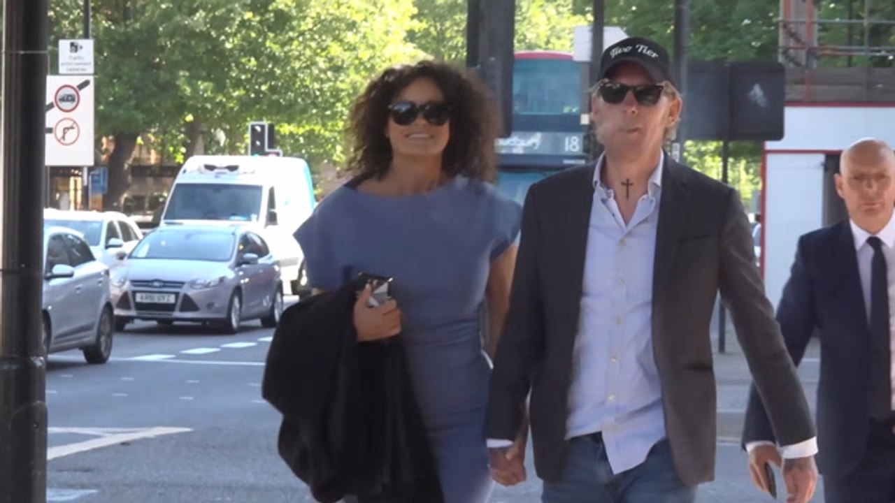 Laurence Fox arrives at Westminster Magistrates' Court