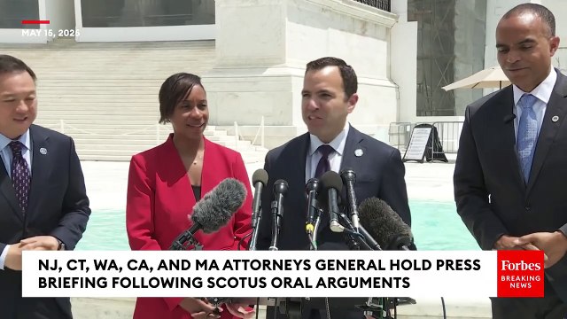 State Attorneys General Hold Press Conference After SCOTUS Argues Birthright Citizenship Case